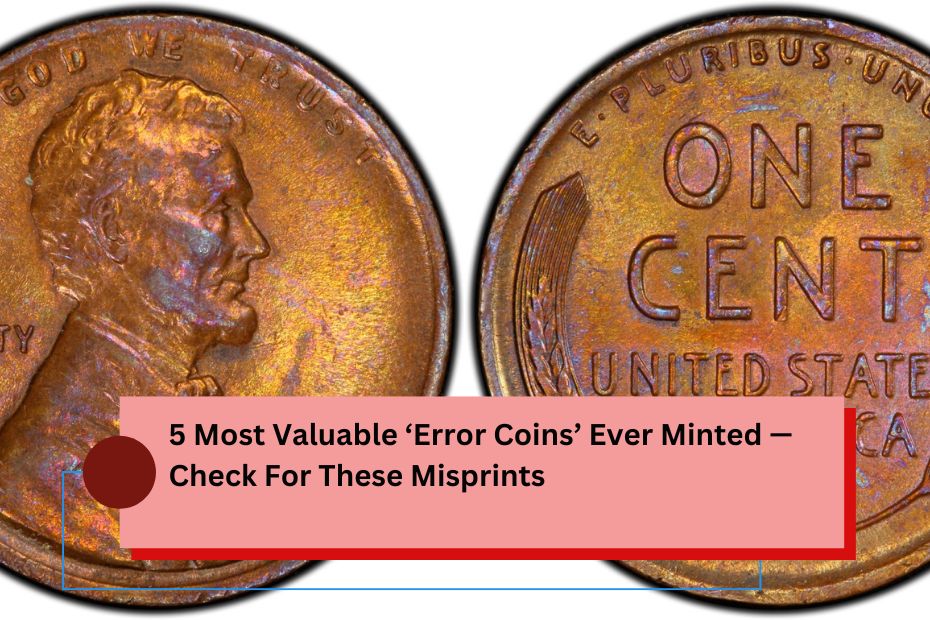 5 Most Valuable ‘Error Coins’ Ever Minted — Check For These Misprints