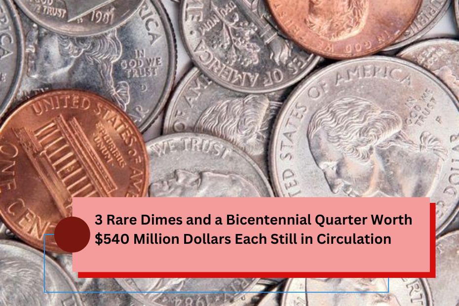 3 Rare Dimes and a Bicentennial Quarter Worth $540 Million Dollars Each Still in Circulation