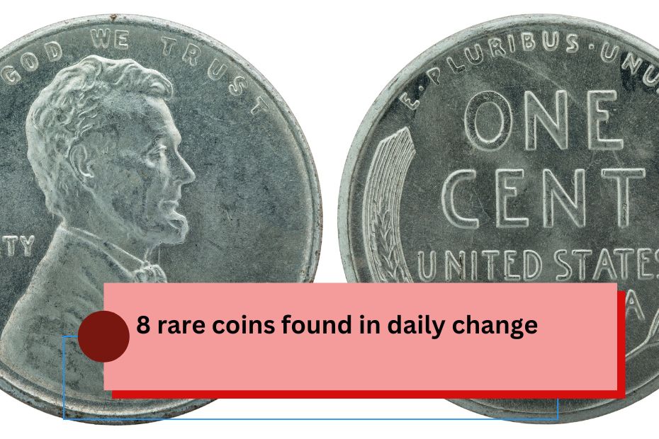 8 rare coins found in daily change