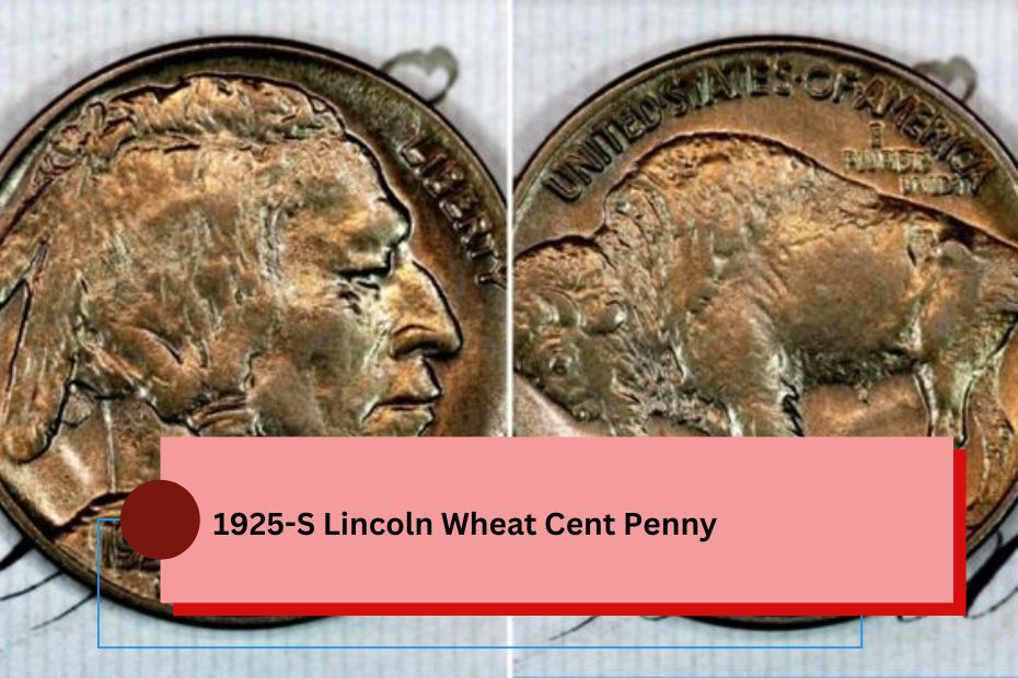 1925-S Lincoln Wheat Cent Penny