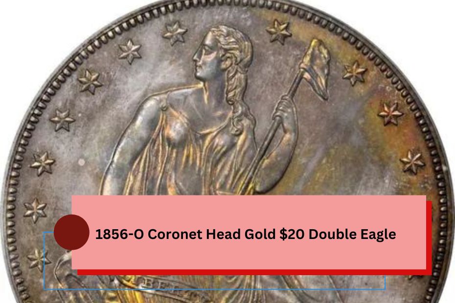 1856-O Coronet Head Gold $20 Double Eagle