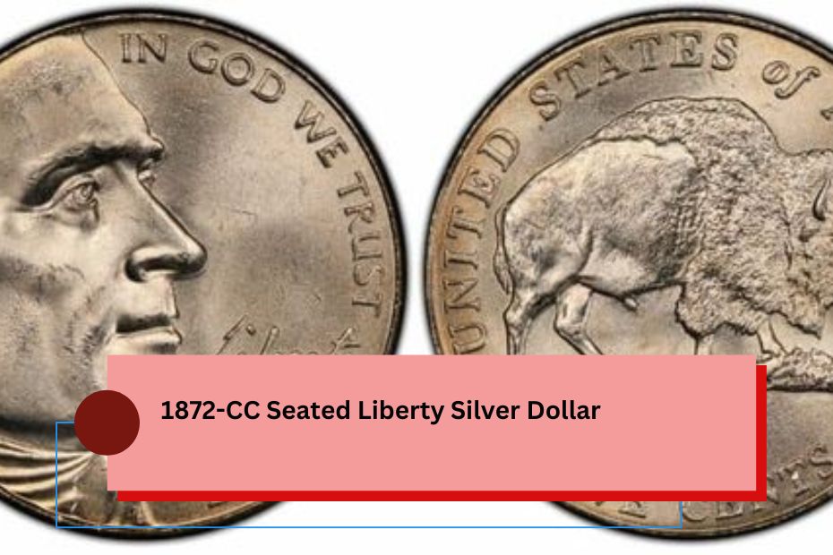 1872-CC Seated Liberty Silver Dollar